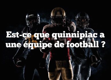 Est-ce que quinnipiac a une équipe de football ?